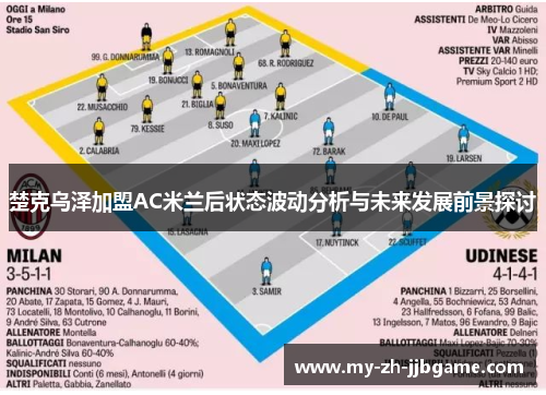 楚克乌泽加盟AC米兰后状态波动分析与未来发展前景探讨 楚克乌泽加盟AC米兰后状态波动分析与未来发展前景探讨